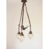 Lampa sufitowa Art Déco 3-punktowa